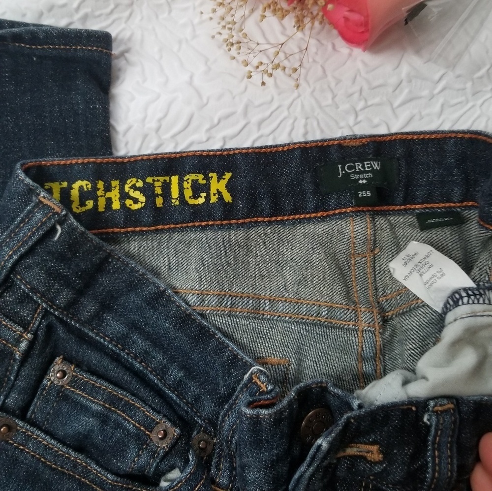 J.Crew Matchstick Dark Denim Stretch Jeans - Picture 5 of 7